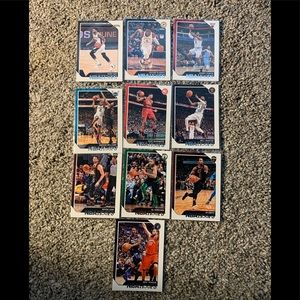 10 NBA HOOPS Basketball Trading Cards